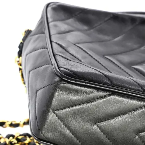 Chanel Vintage Diamond Cc Camera Bag #205080C41B - Picture 7 of 9